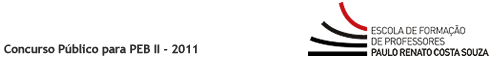 Curso de Formação Específica - Concurso Público para PEB II - 2011